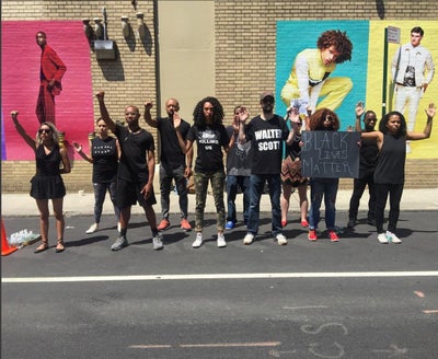 Black Lives Matter Activists Attend Men’s Fashion Week and Stage a Silent Protest